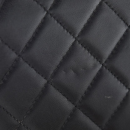 Chanel Lambskin Quilted Boy Wallet On Chain WOC Black 11 of 14