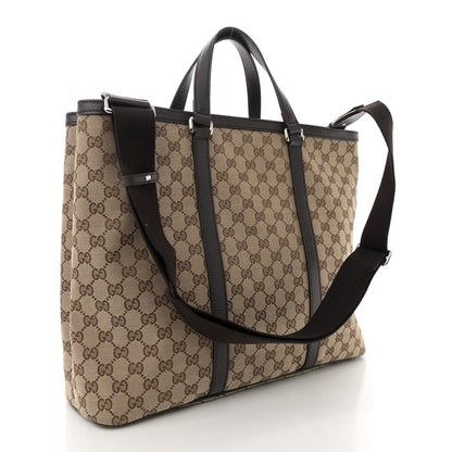 Gucci GG Monogram Large Joy Tote Bag Dark Brown 3 of 10