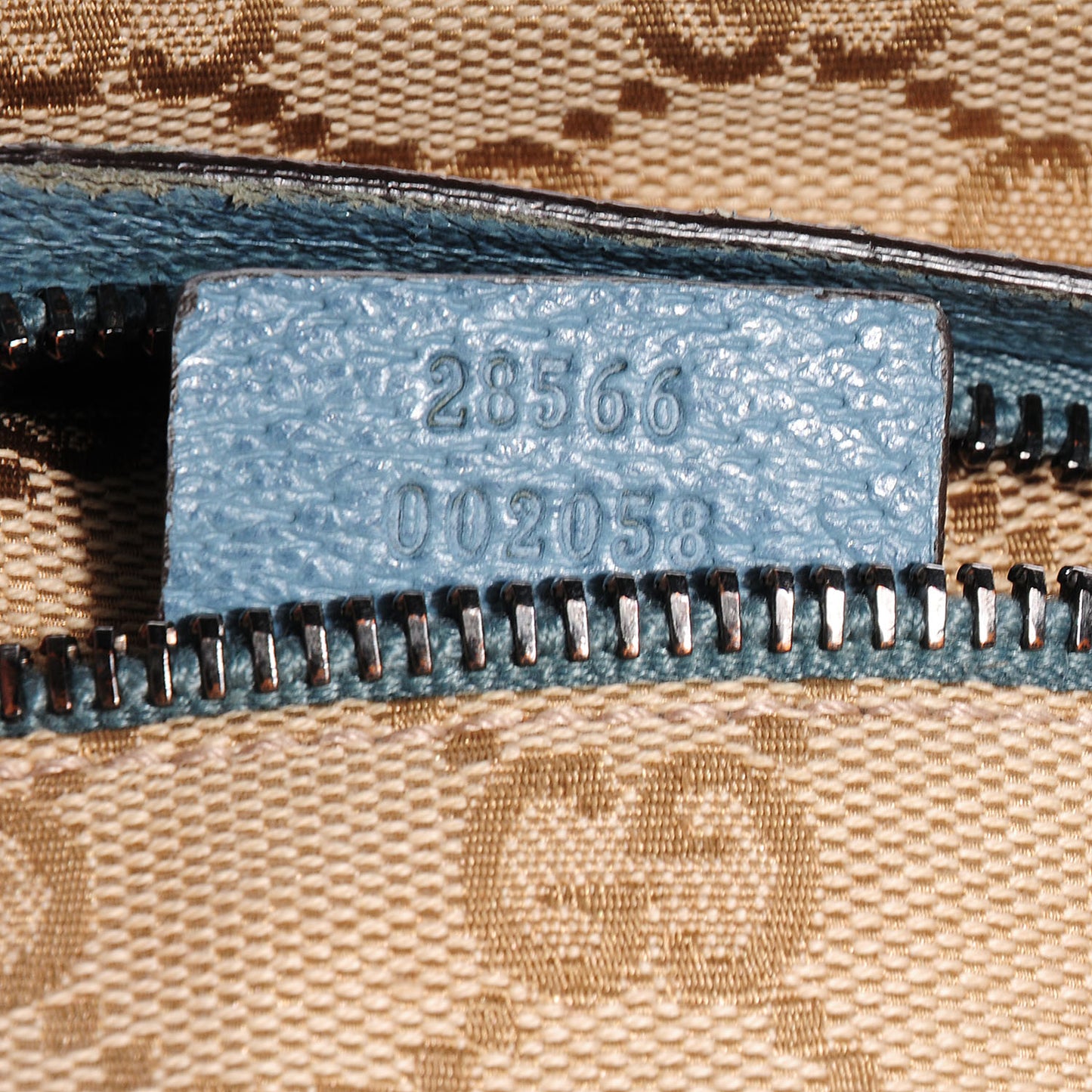 GG Monogram Web Double Pocket Belt Bag Blue
