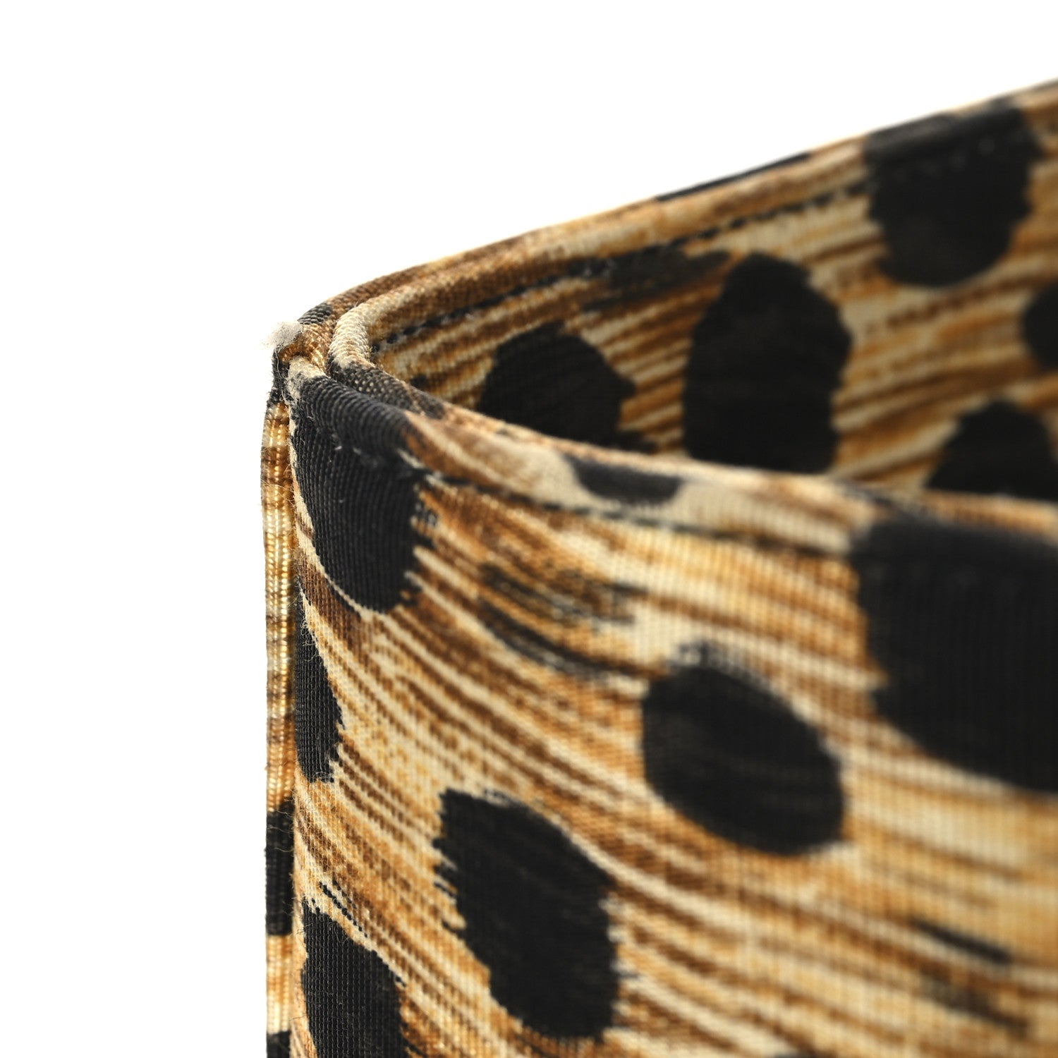 Christian Dior Canvas Leopard Print Large Lady Dior 11 of 11