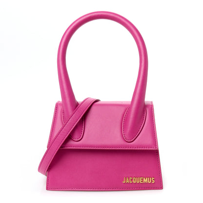 Jacquemus Calfskin Le Chiquito Moyen Dark Pink 1 of 9