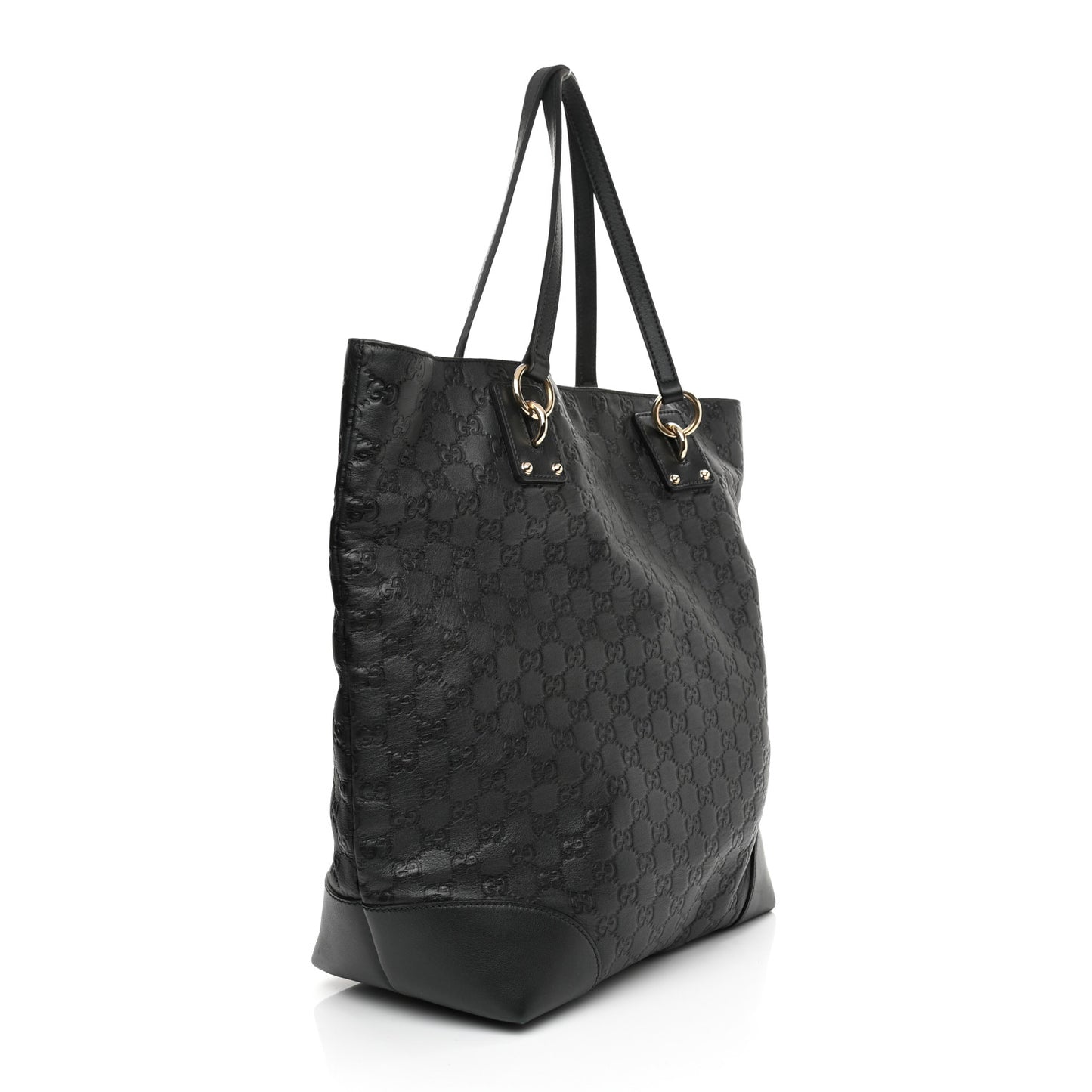 Guccissima Large Interlocking G Tote Dark Green