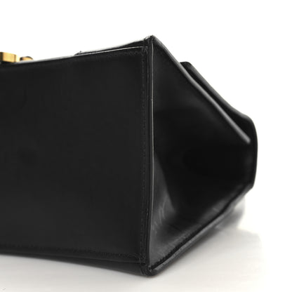 Balenciaga Shiny Box Calfskin Small Hourglass Top Handle Bag Black 9 of 10