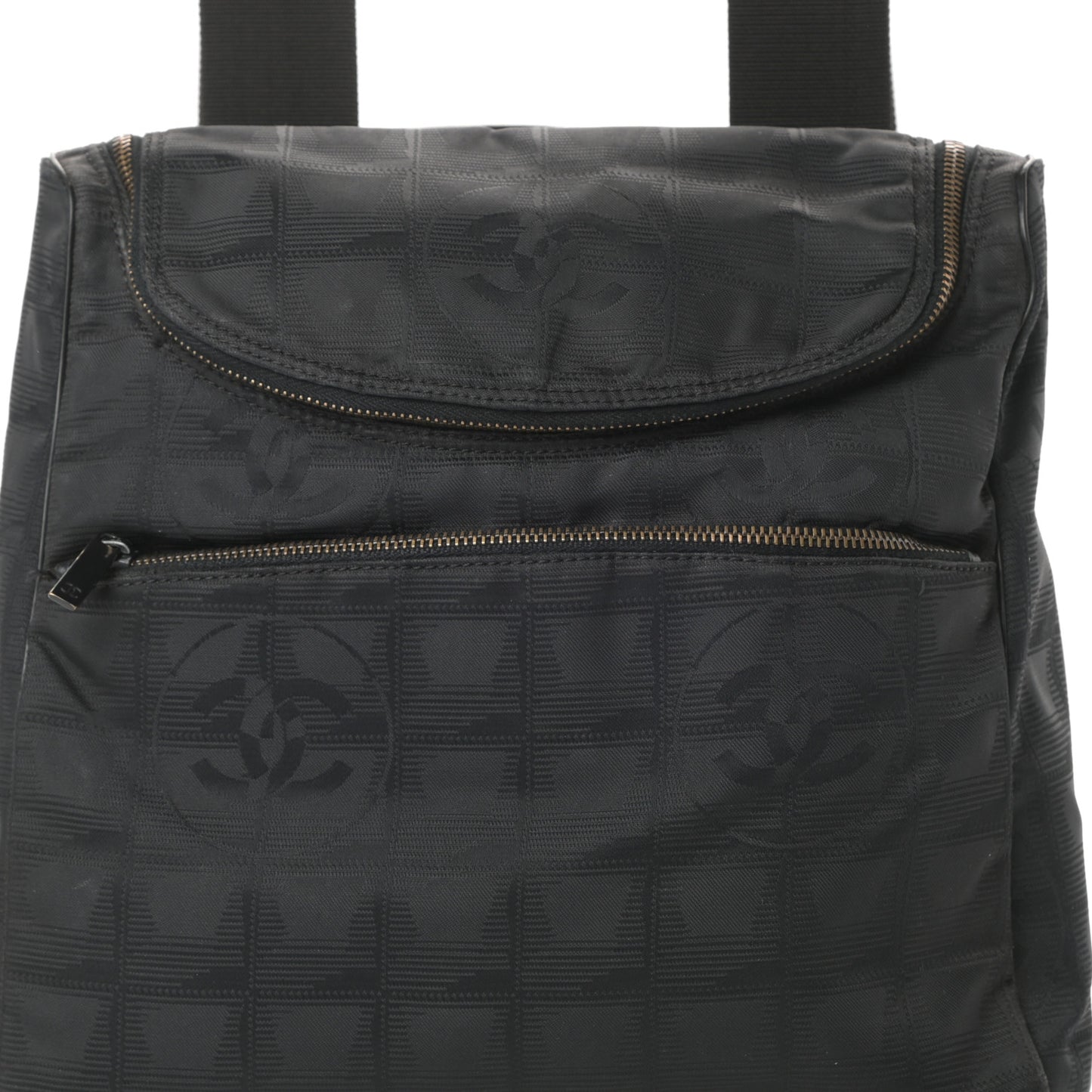 Nylon Travel Backpack Black