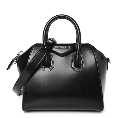 Givenchy Shiny Lord Calfskin Mini Antigona Black 1 of 10