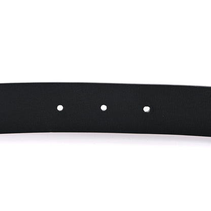 Chanel Lambskin Chain Square Buckle Belt 80 32 Black 7 of 11