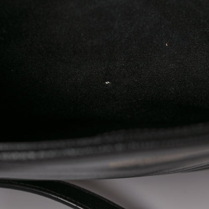 Saint Laurent Grain De Poudre Matelasse Chevron Small Tribeca Shopping Bag Black 11 of 11