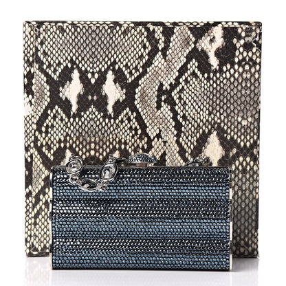 Judith Leiber Swarovski Crystal Clutch Dark Blue 12 of 12