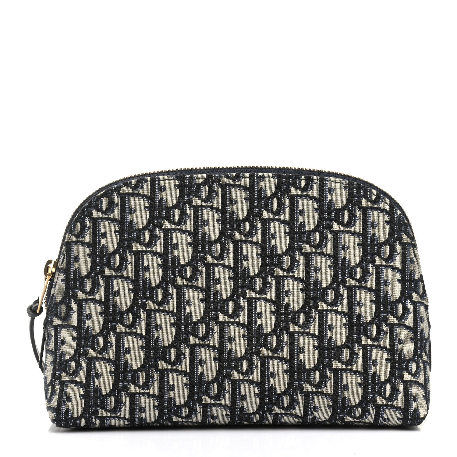 Christian Dior Oblique Cosmetic Pouch Blue 1 of 8