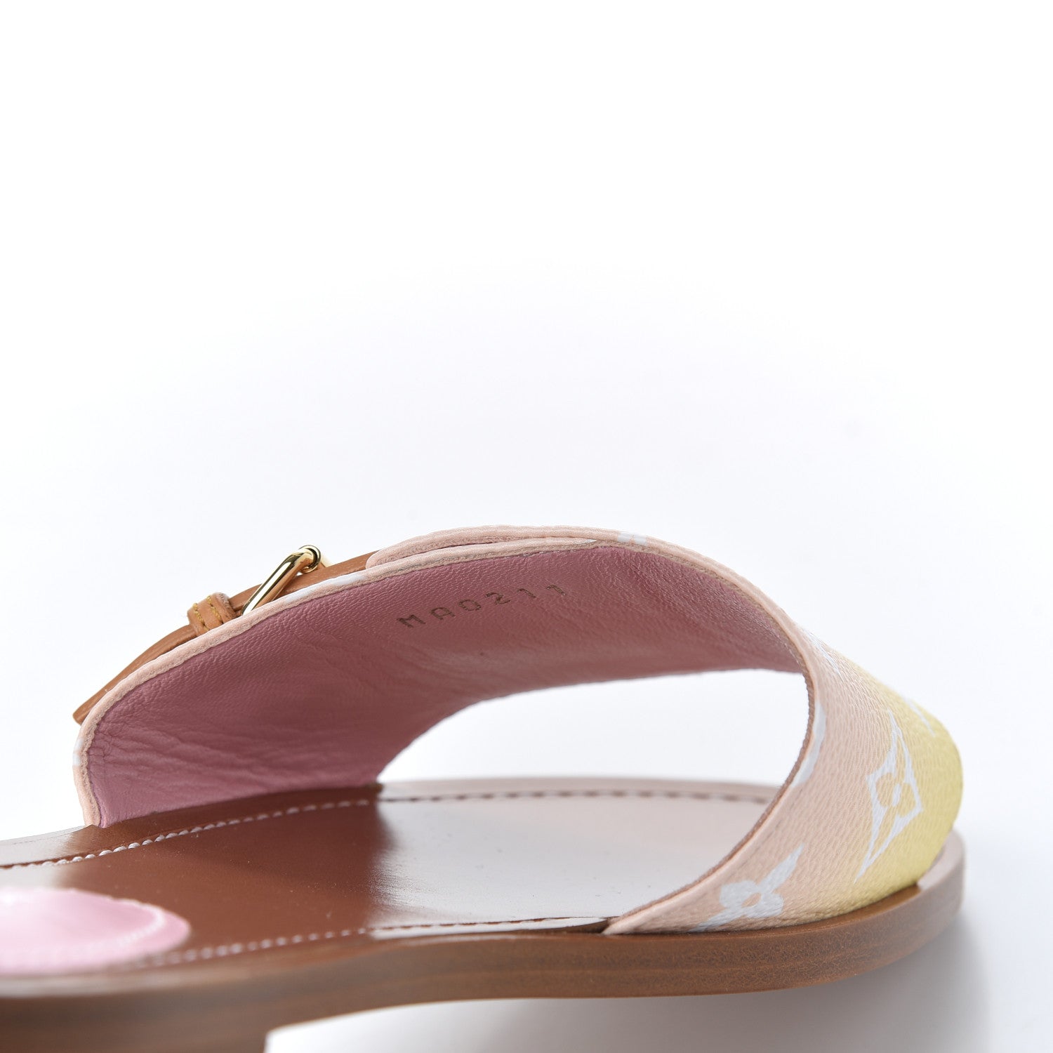 Louis Vuitton Monogram By The Pool Lock It Flat Mule 38 Pink 11 of 15
