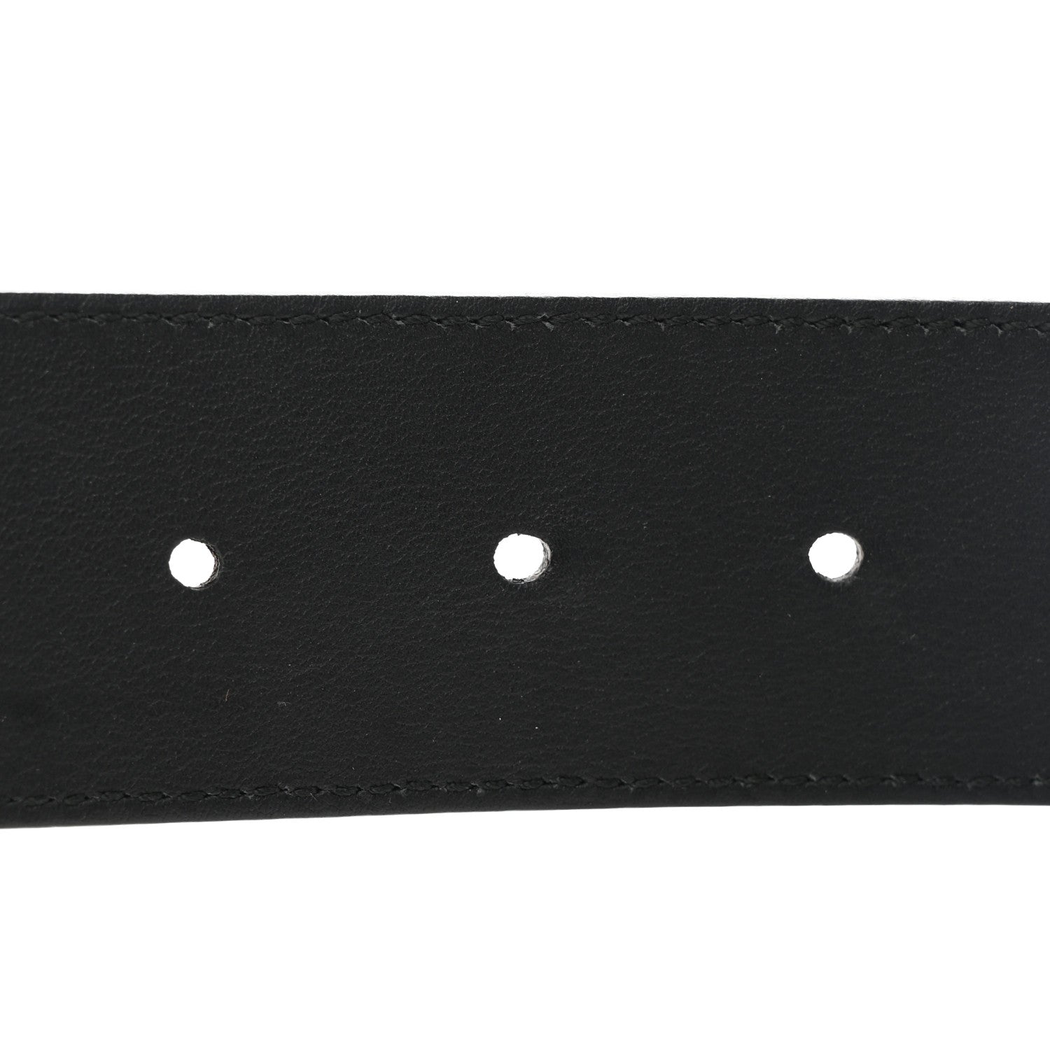 Gucci Moon Calfskin Pearl Double G 40mm Belt 95 38 Black Cream 5 of 5