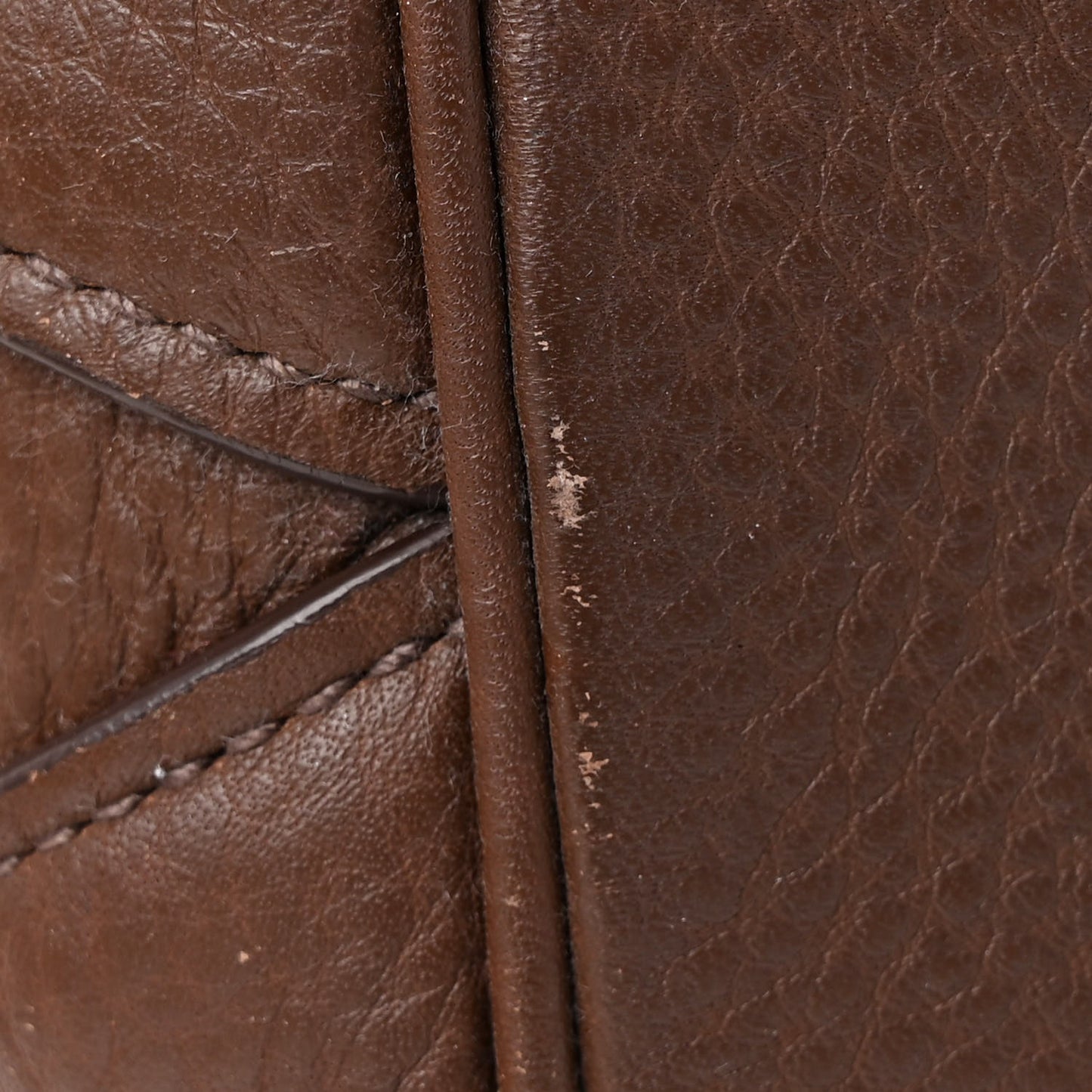 Vitello Daino Shopping Tote Bruciato