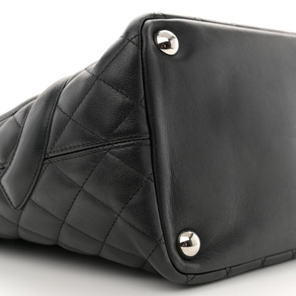 Chanel Calfskin Quilted Large Cambon Tote Black 10 of 13
