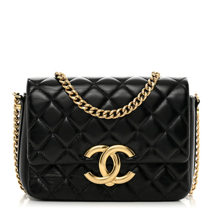 Chanel Lambskin Quilted Mini Maxi CC Flap Black 1 of 10