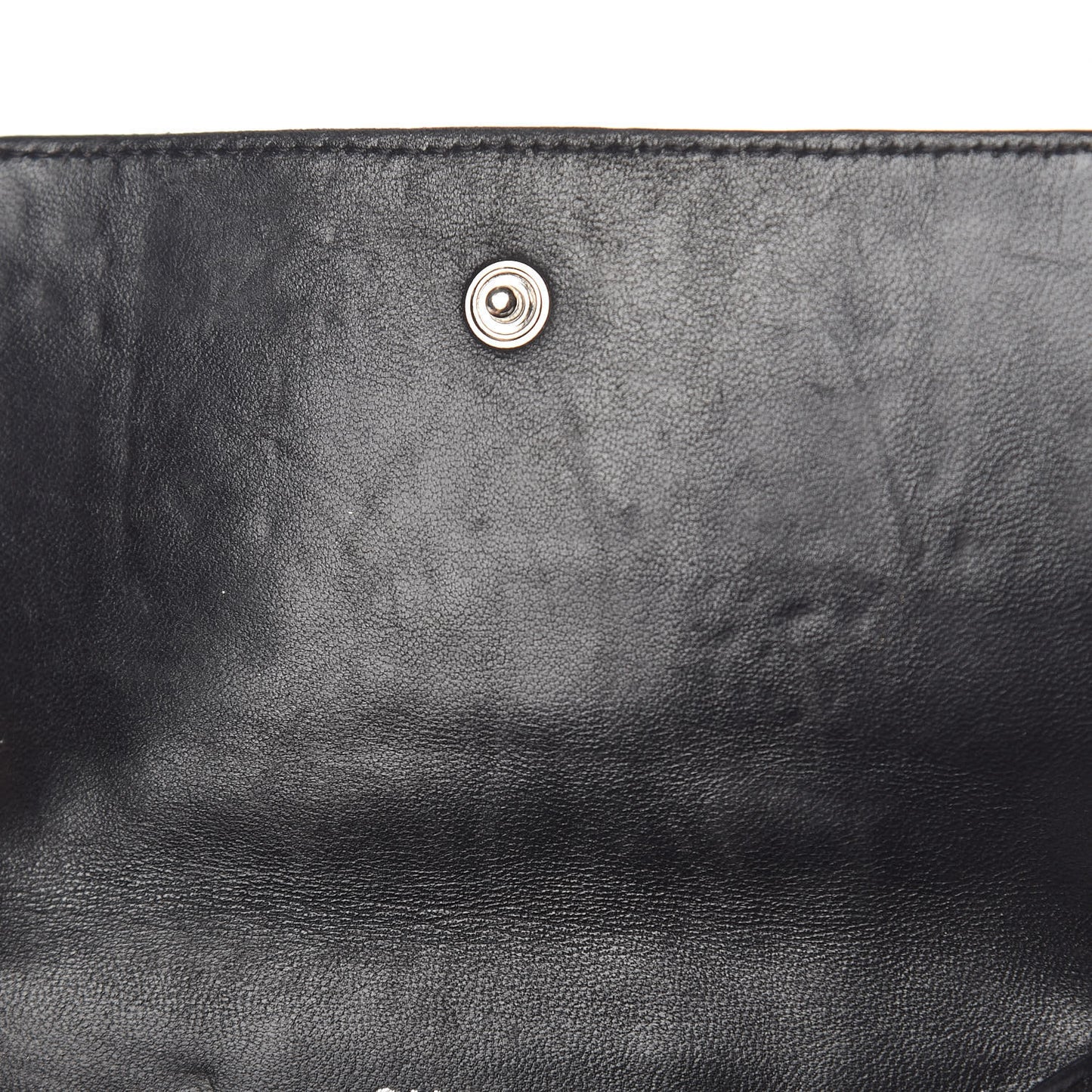 Lambskin Precious Symbols French Wallet Black