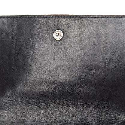 Chanel Lambskin Precious Symbols French Wallet Black 10 of 10