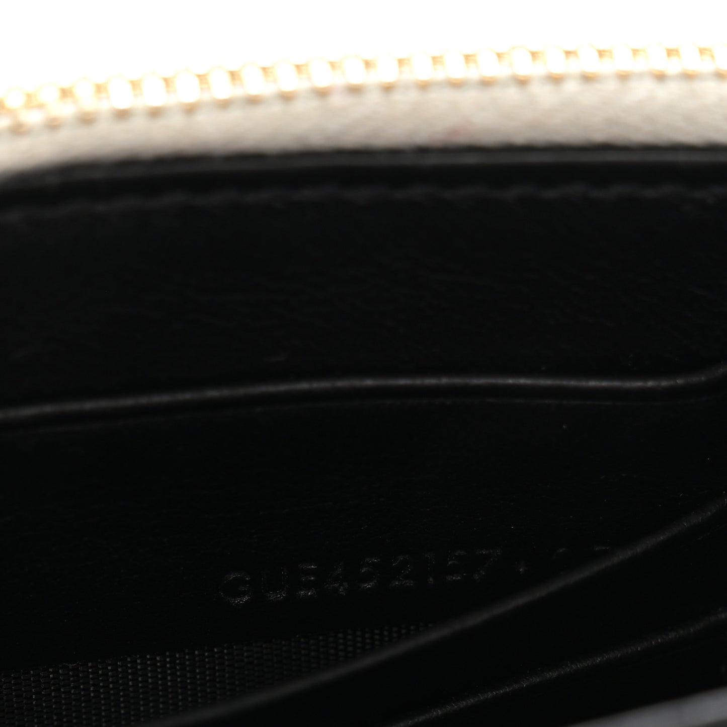 New Aspen Calfskin Bi-Color Monogram Sunset Chain Wallet  Black Dirty White