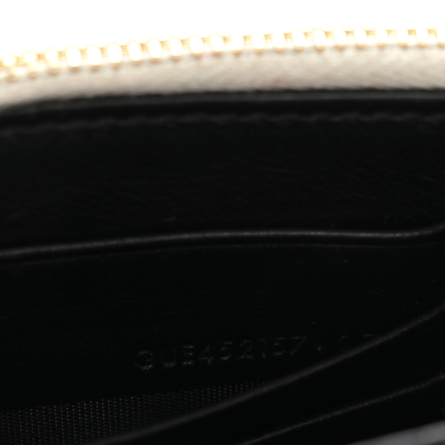 Saint Laurent New Aspen Calfskin Bi-Color Monogram Sunset Chain Wallet  Black Dirty White 6 of 13