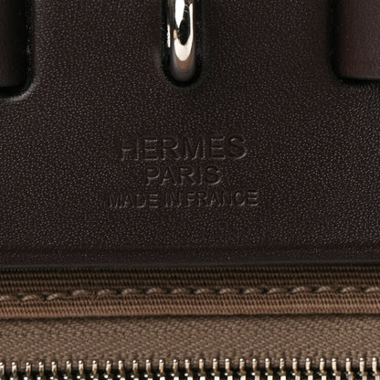 Hermes Vache Hunter Toile Herbag Zip 31 PM Etoupe Ebene 8 of 10
