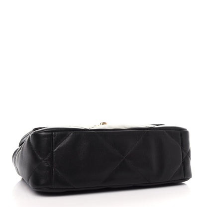 Chanel Lambskin Quilted Medium Chanel 19 Flap Black 4 of 10