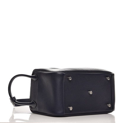 Hermes Taurillon Clemence Lindy 26 Bleu Nuit 4 of 7