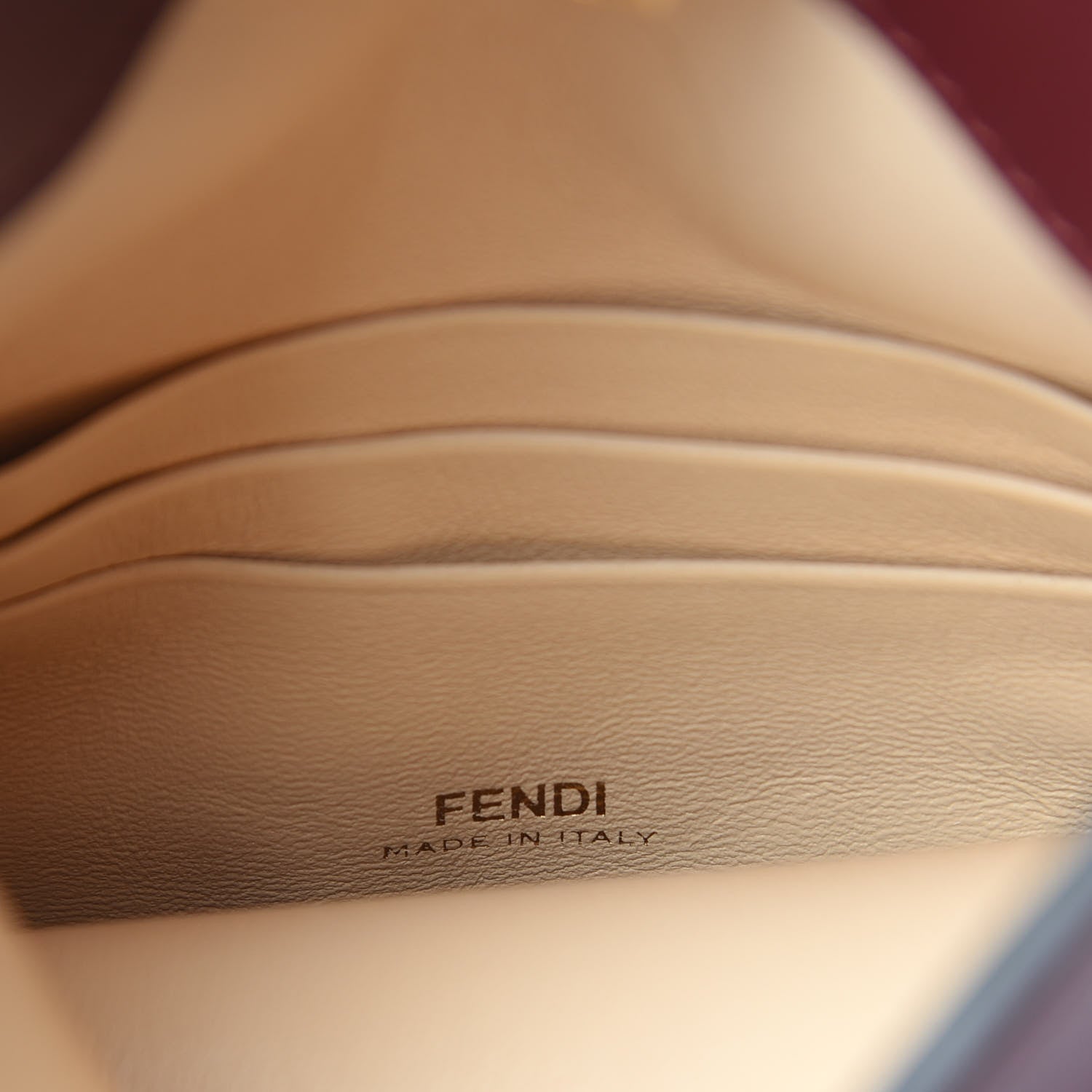 Fendi Vitello Grace Matte Mini Guitar Bag Barolo 6 of 12