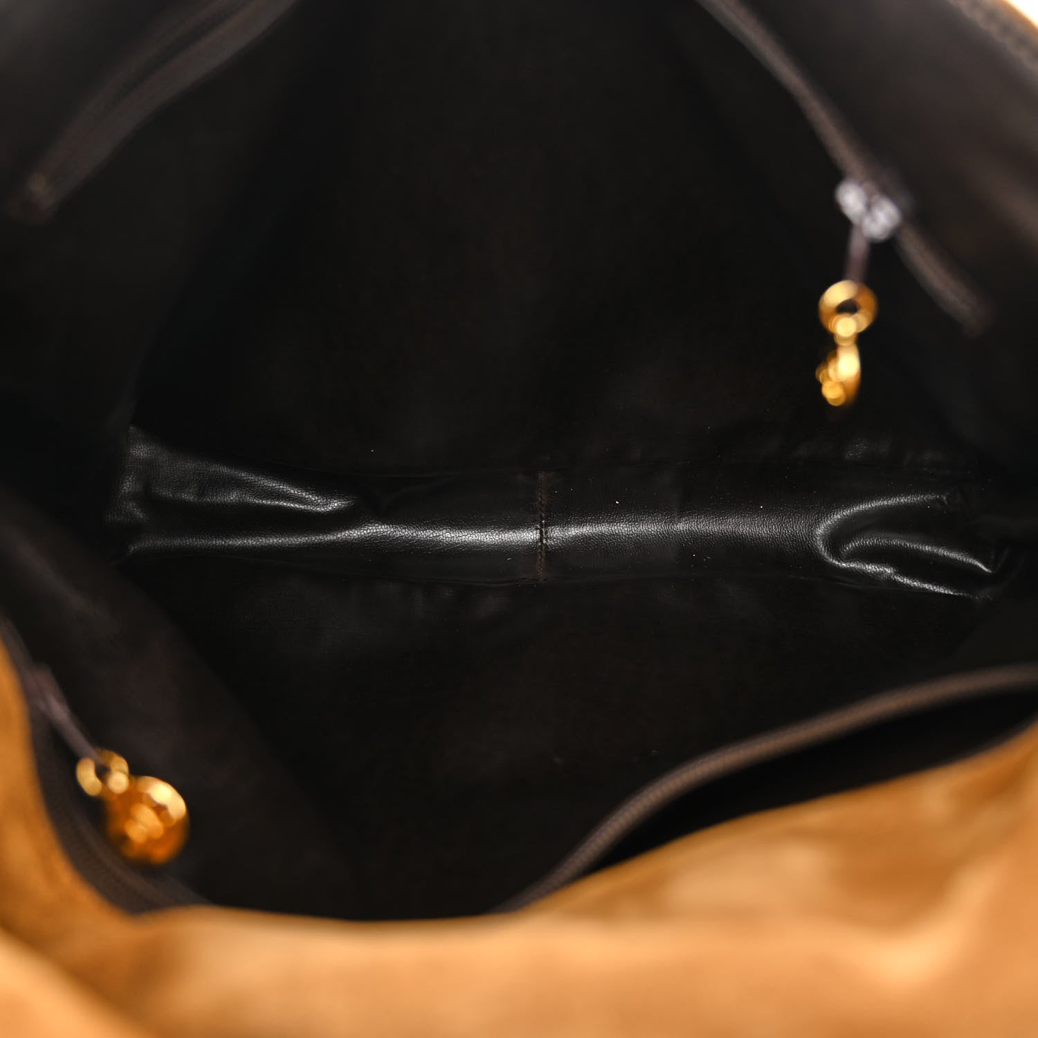 Chanel Suede CC Fringe Messenger Flap Bag Brown 5 of 11