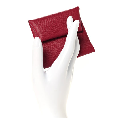 Hermes Epsom Bastia Coin Purse Rubis 2 of 7