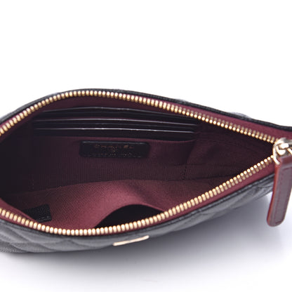 Chanel Caviar Quilted Small Pouch Black 4 of 7