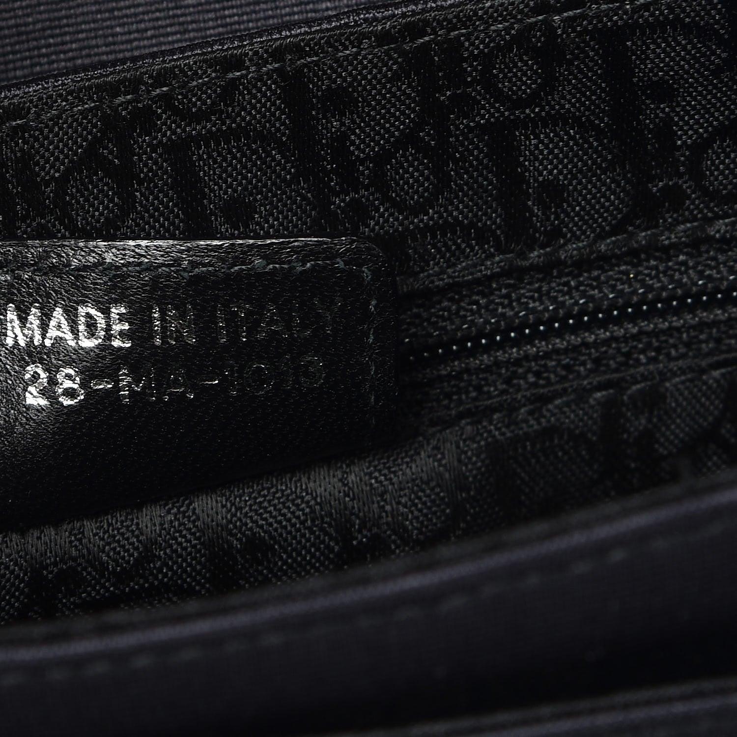 Christian Dior Silk Jersey Crystal Hardcore Clutch Black 7 of 7