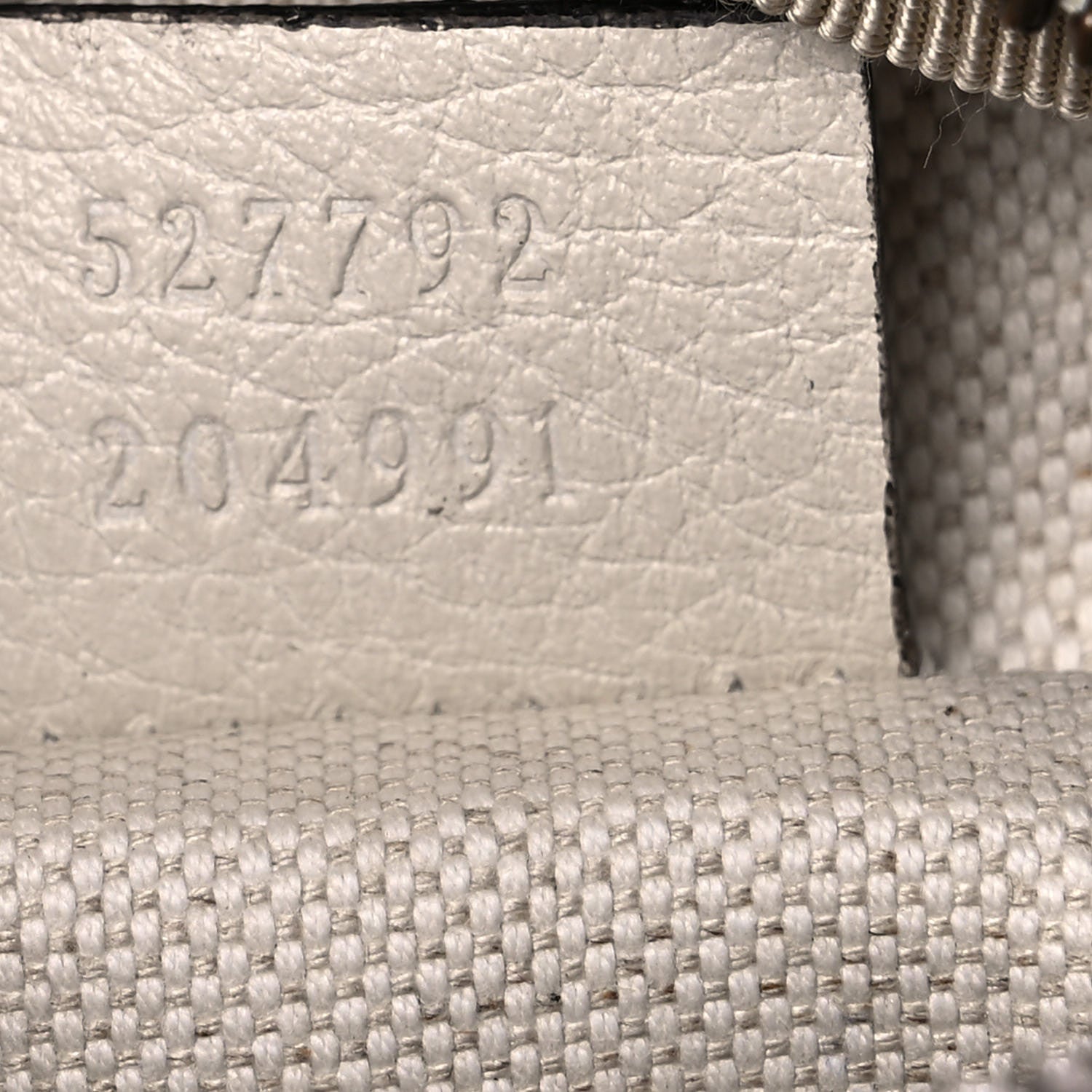 Gucci Grained Calfskin Small Logo Belt Bag White 7 of 9