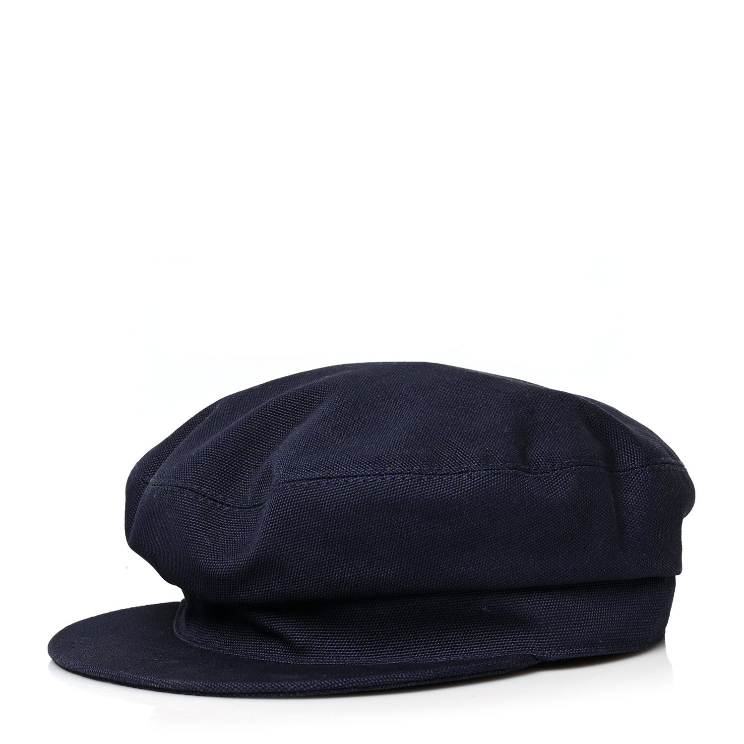 Hermes Cotton Womens Vauban Cap 58 Marine 1 of 7