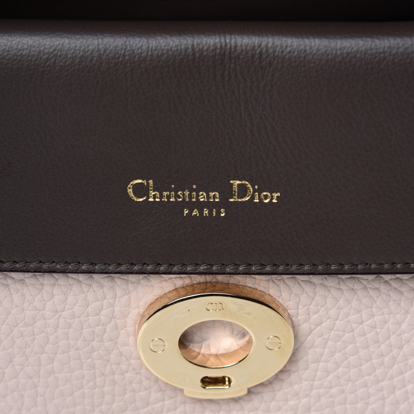 Bullcalf Mini Be Dior Flap Rose Poudre