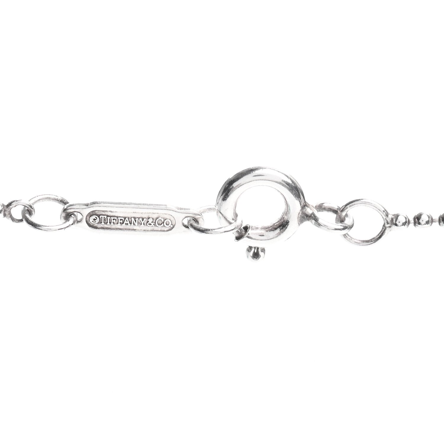 Tiffany Sterling Silver Knot Key Pendant Necklace 4 of 4