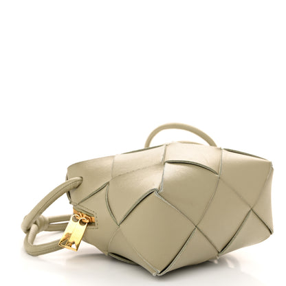 Bottega Veneta Lambskin Maxi Intrecciato Mini Cassette Camera Bag Travertine 4 of 9