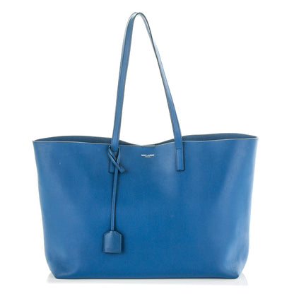 Saint Laurent Calfskin Large Shopping Tote Ultramarine 1 of 8