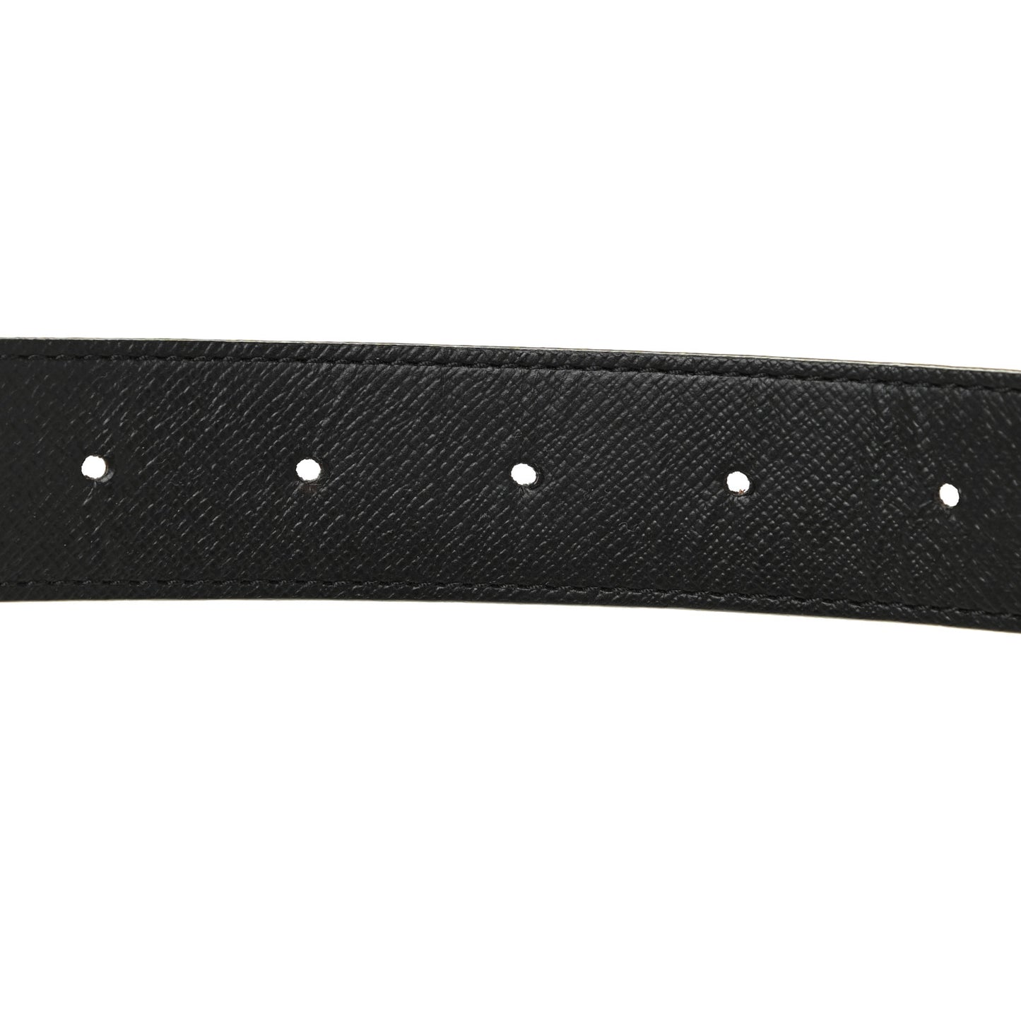 Calfskin Monogram 30mm LV Initiales Reversible Belt 85 34 Black