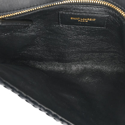 Saint Laurent Raffia Monogram Tassel Kate 99 Black 5 of 11