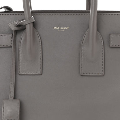 Saint Laurent Calfskin Small Sac De Jour Grey 8 of 10