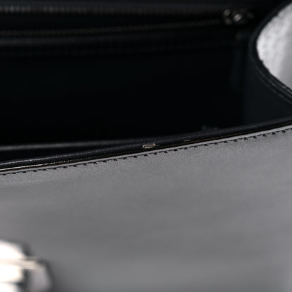 Christian Dior Metallic Patent Micro-Cannage Medium Diorama Flap Bag Onyx Black 12 of 13