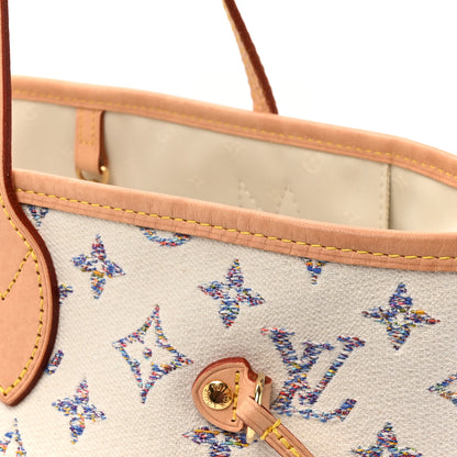 Louis Vuitton Monogram Jacquard Neverfull MM Multicolor Beige 15 of 17