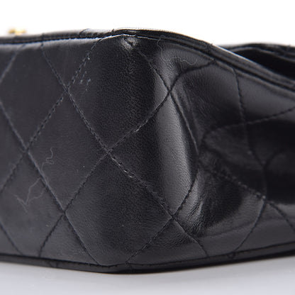 Chanel Lambskin Quilted Small Double Flap Black 9 of 12