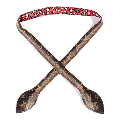 Louis Vuitton Silk Monogram Vuittamins Bandeau 3D Marron 1 of 3