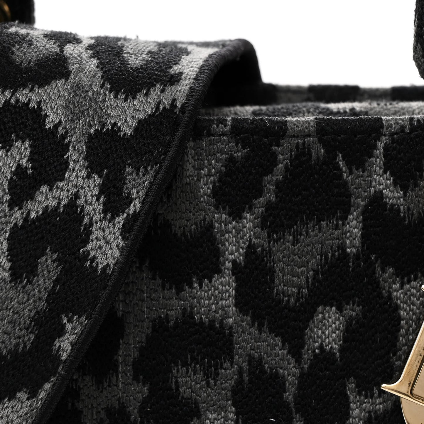 Canvas Mizza Embroidered Medium Lady D-Lite Gray