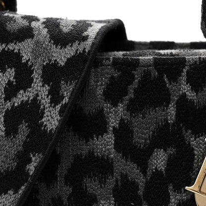 Christian Dior Canvas Mizza Embroidered Medium Lady D-Lite Gray 8 of 10