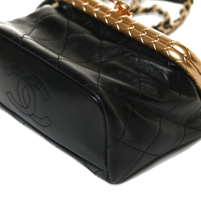 Chanel Lambskin Quilted My Crush Bag Black 11 of 14