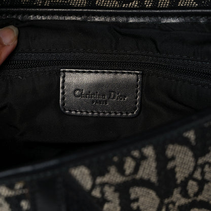 Christian Dior Monogram Double Saddle Bag Black 5 of 10