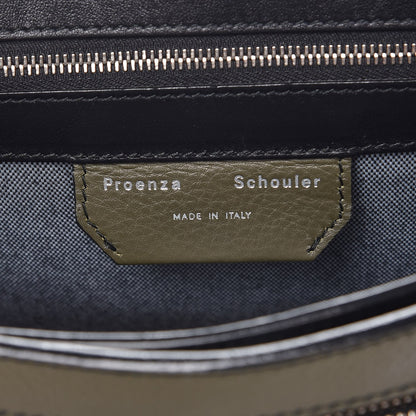 Proenza Schouler Grained Calfskin Medium PS1 Plus Satchel Cypress 6 of 8