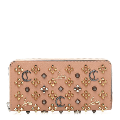 Christian Louboutin Calfskin Loubinthesky Panettone Wallet Nude Multimetal 1 of 6