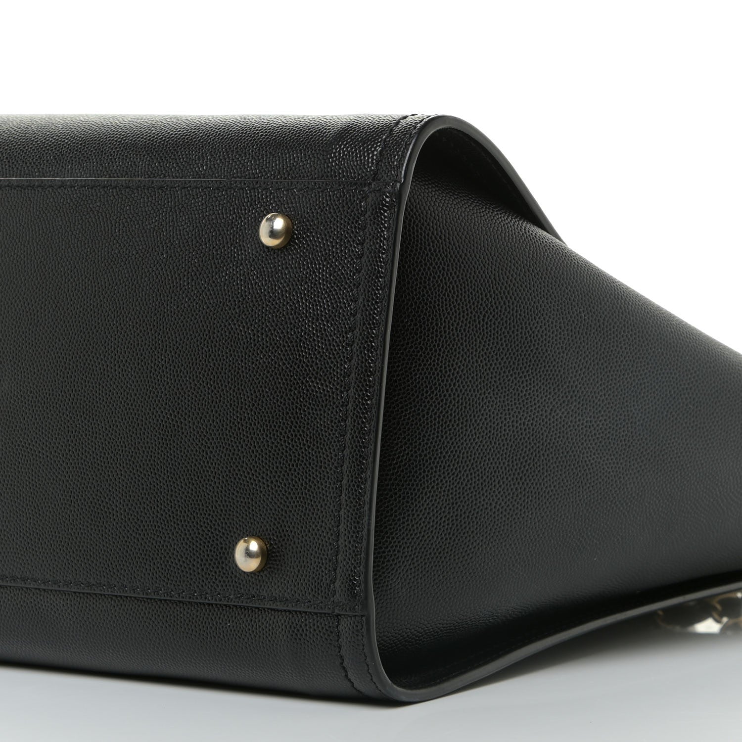 Chanel Caviar Small Studded Deauville Tote Black 9 of 12